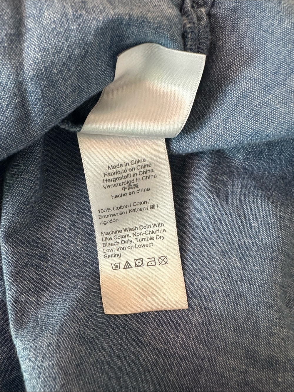 J. Crew Chambray Ruffle Sleeveless Top in Light Blue - Picture 8 of 8